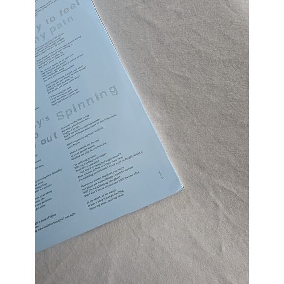 HAIM I Quit Vinyl SIGNED Cover With Handwritten Lyrics Light Blue Variant - Picture 15 of 15